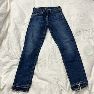 Citizens of Humanity Rocket Crop High Rise Skinny Jeans